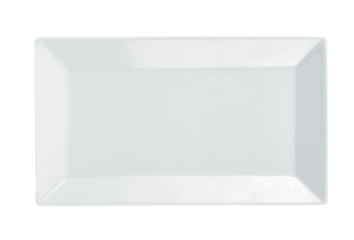 Tallrik flat Quadro, Längd 26,5 cm