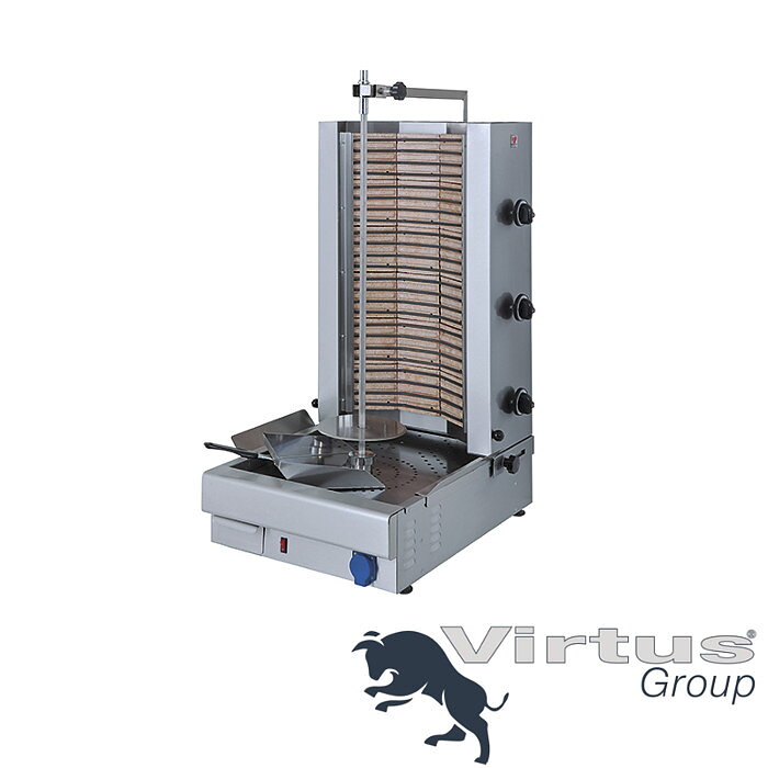 Kebabgrill, el, max 75 kg, bottenmotor