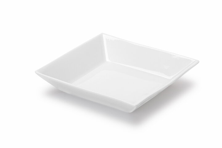 Tallrik djup Quadro, Längd 22 cm