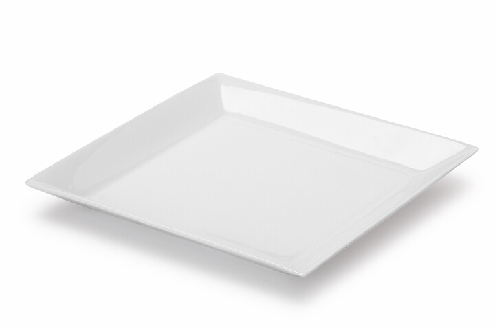 Tallrik flat Quadro, Längd 27 cm