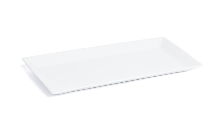 Tallrik flat Quadro, Längd 36 cm