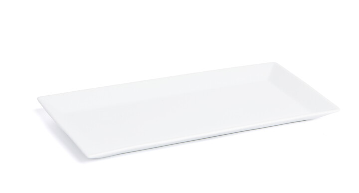 Tallrik flat Quadro, Längd 36 cm