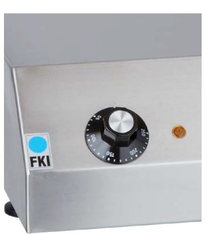 FKI Stekhäll GL 9640, 2 värmezoner, elektrisk, slät - 4