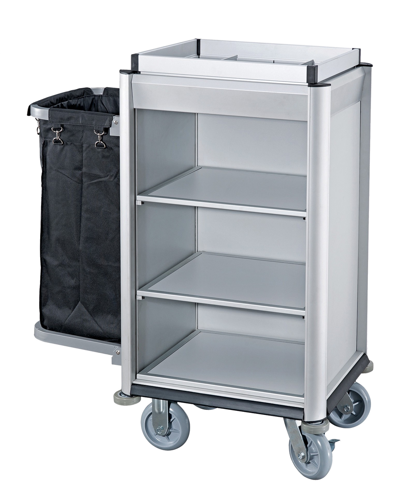 Hotellvagn, Alu/Alu - 1 tvättsäck - 2