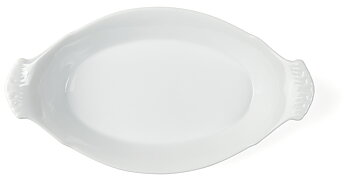 Ägglåda oval Fältspatporslin
