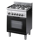 Gasspis 4 brännare, med gasugn och elgrill 