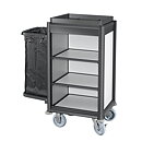 Hotellvagn, Svart Alu/Alu - 1 tvättsäck
