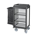 Hotellvagn, Svart Alu/Alu - 1 tvättsäck