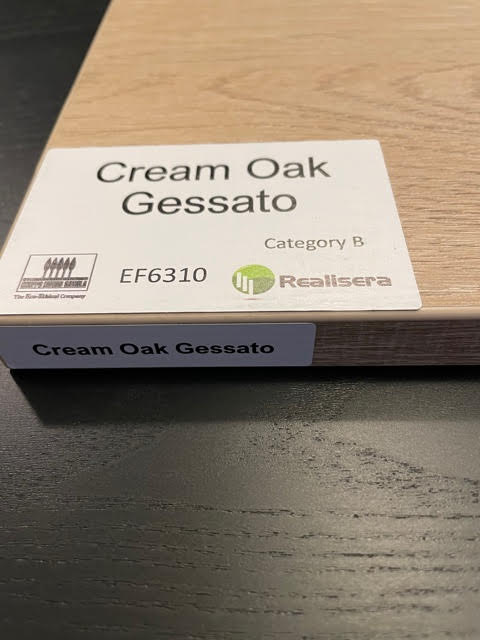 B - Bordsskiva Cream Oak Gessato - 2