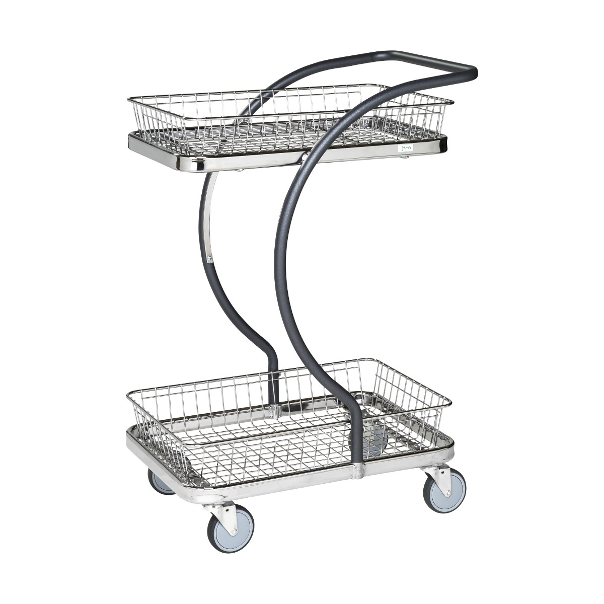 Korgvagn, två plan med låg korg - Design