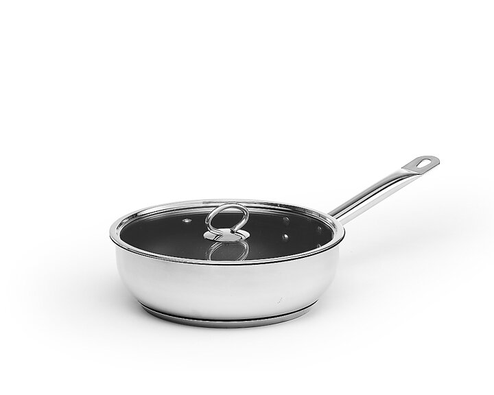Belagd Sauteuse inkl.glaslock Ø 24 cm