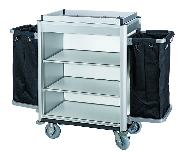 Hotellvagn, Alu/Alu - 2 tvättsäckar