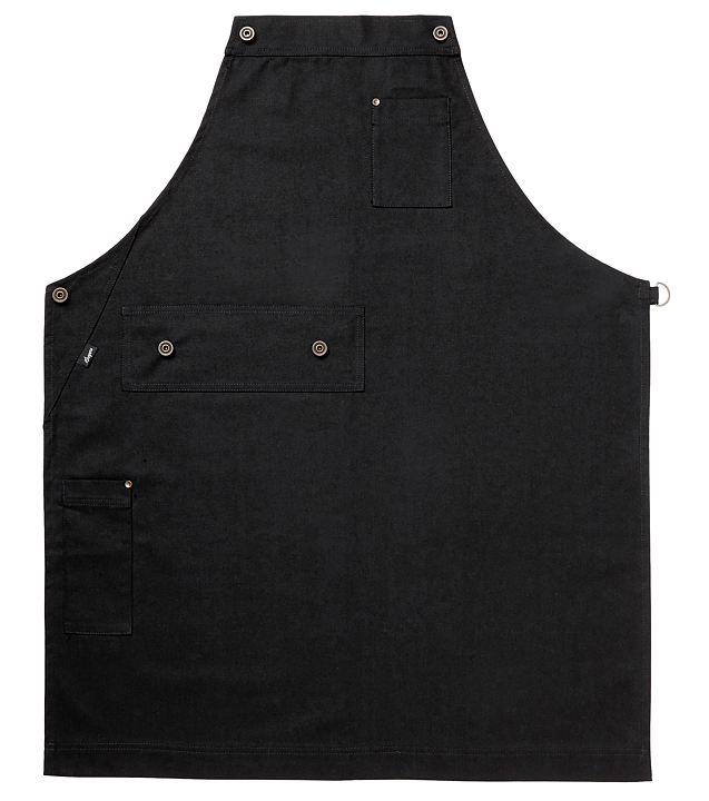 Bröstlappsförkläde - bomull/polyester, canvas