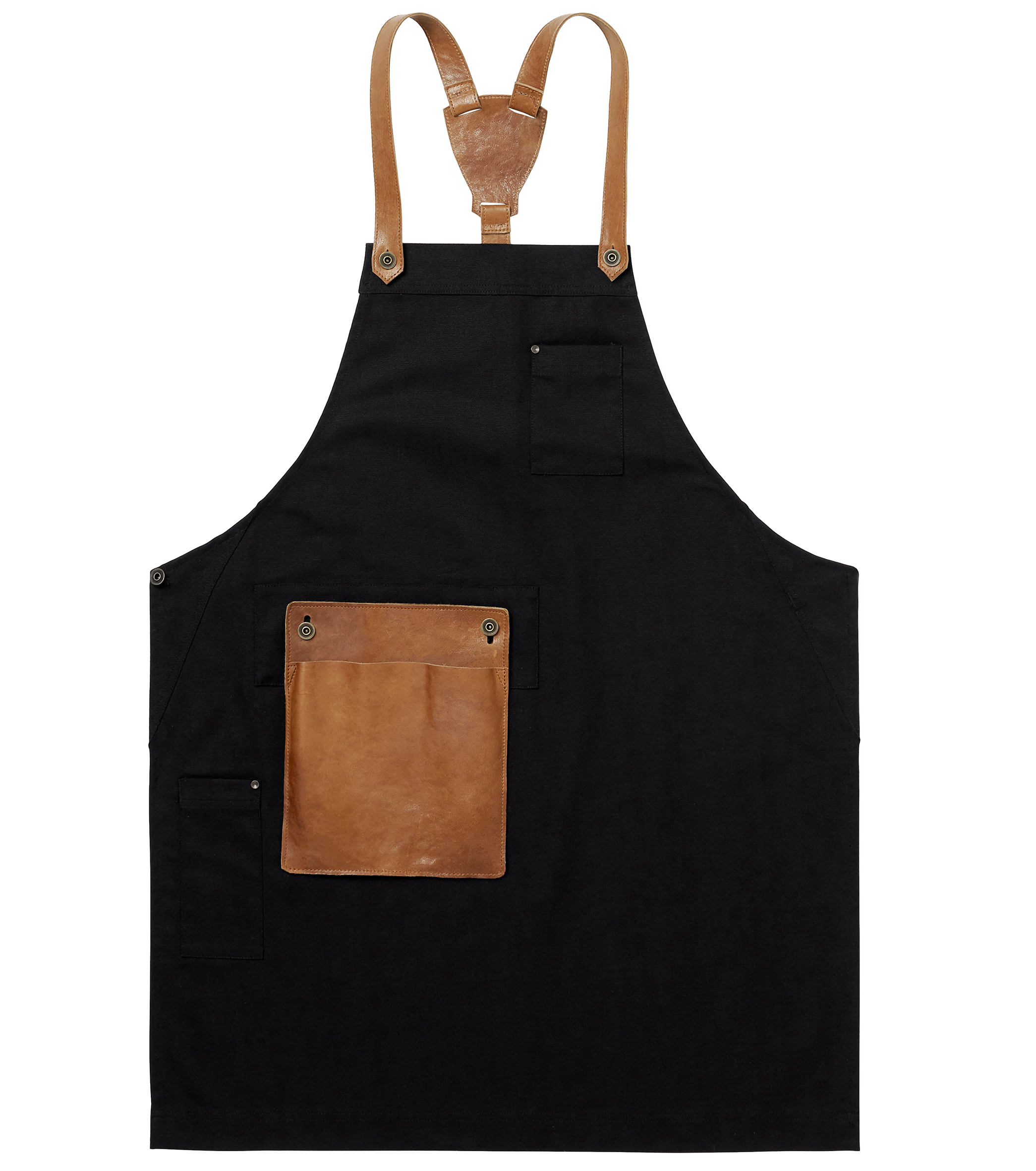 Bröstlappsförkläde - bomull/polyester, canvas