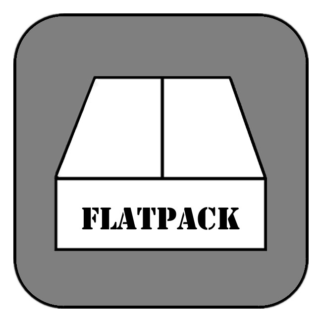 Plattformsvagn, massiva gummihjul, bredd 650 mm - 3