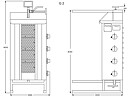 Kebabgrill G2 GASOL - 30 kg
