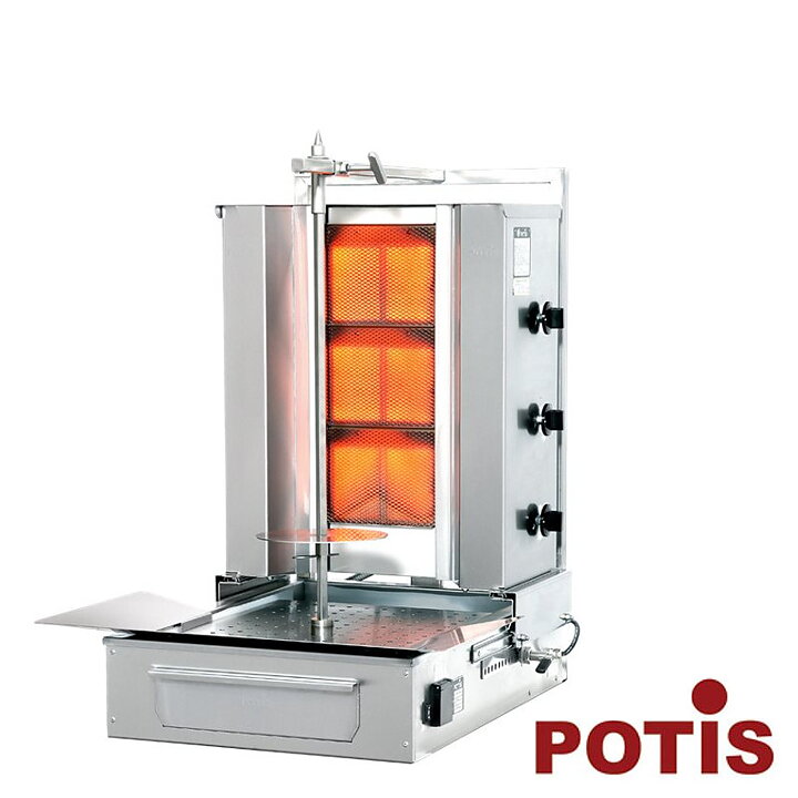 Kebabgrill F GD3 GASOL - 40 kg