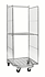 Rullcontainer 2 sidor, stackningsbar