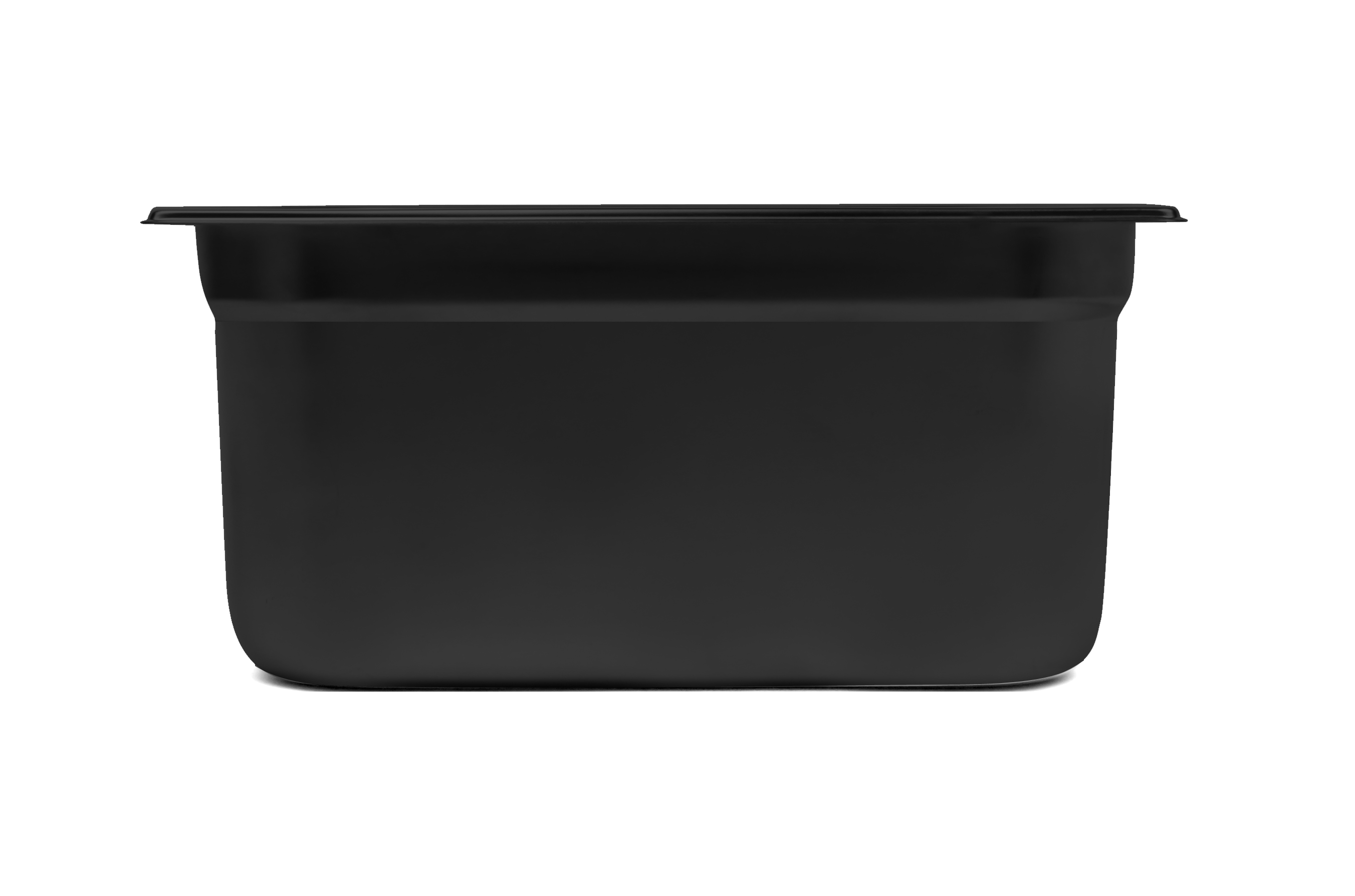 Svart gastronormkantin 1/3-150