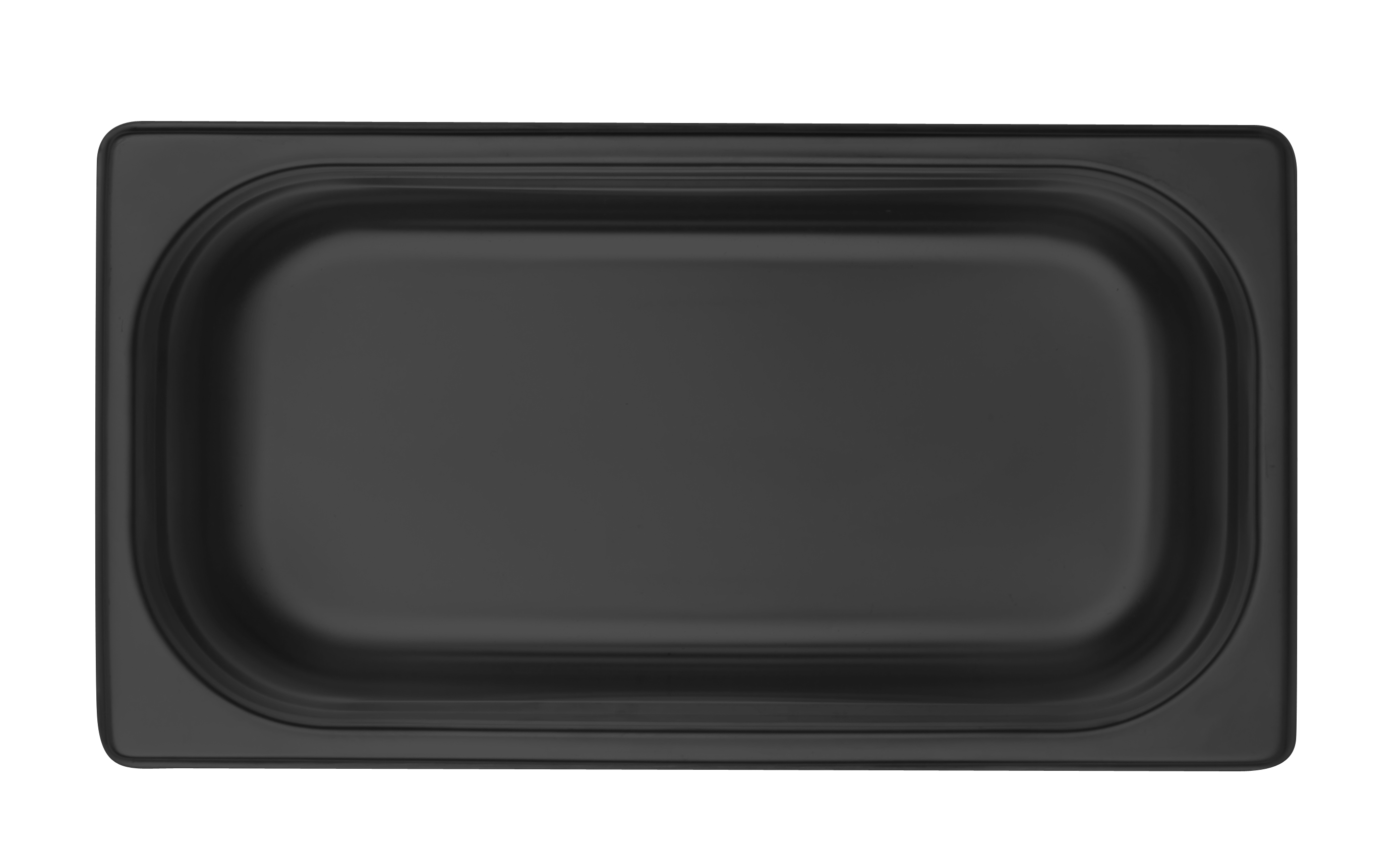 Svart gastronormkantin 1/3-150 - 2