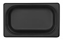 Svart gastronormkantin 1/4 -65