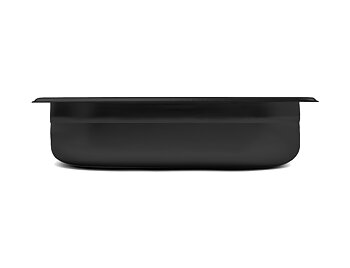 Svart gastronormkantin 1/4 -65