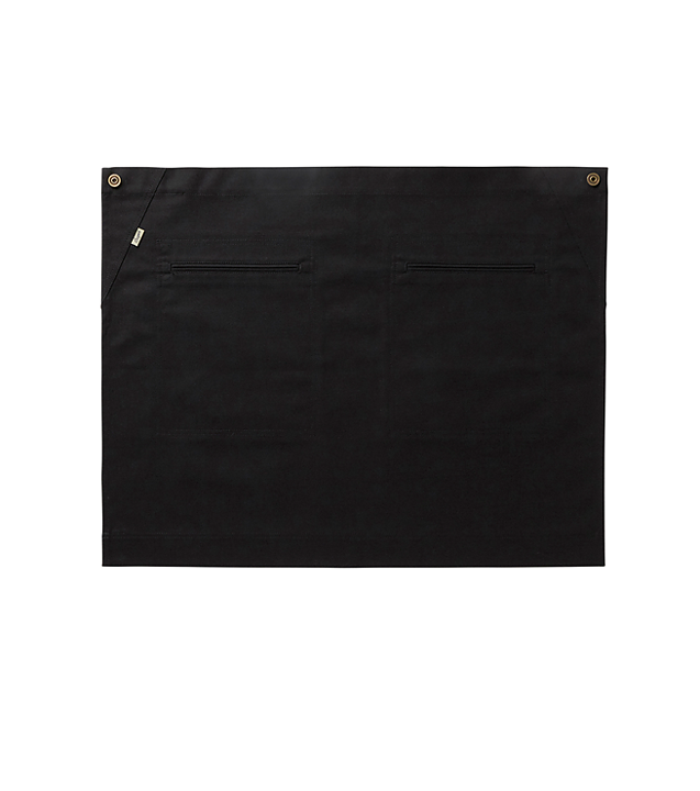 Midjeförkläde Svart 75x56 cm