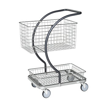 Korgvagn, två plan -  Design