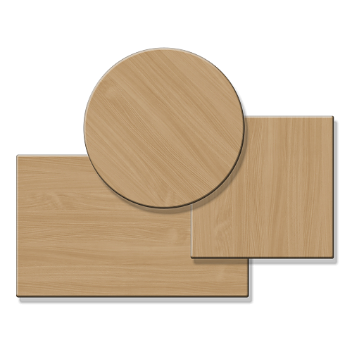 Bordsskiva - BOK NATUR - 22mm