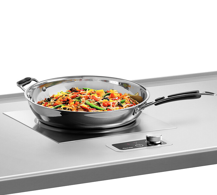 Induktionswok för inbyggnad - 3,5 kW