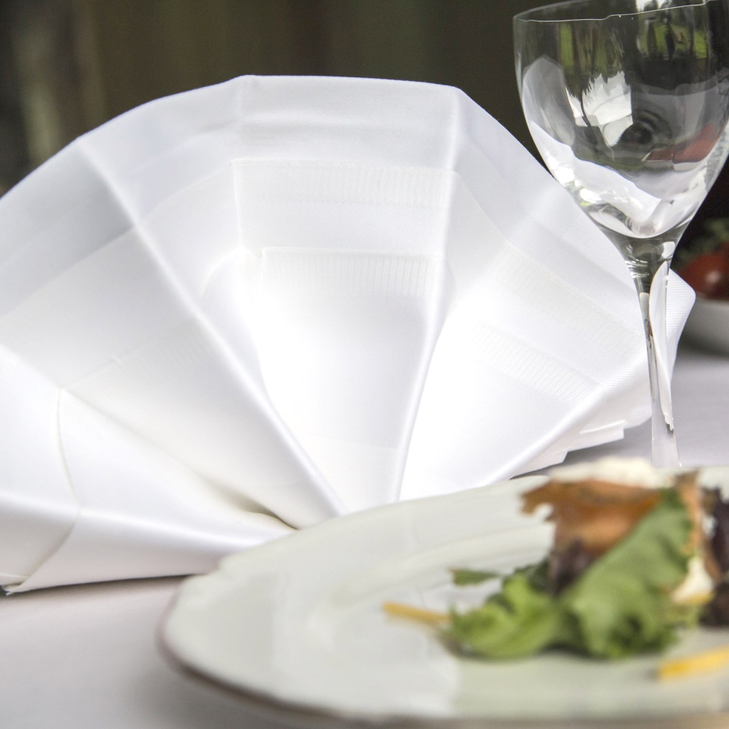 Restaurangservett Delight Vit