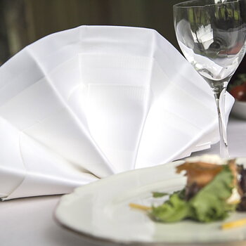 Restaurangservett Delight Vit