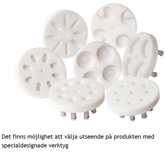 Agrenco 100   Färsformare för hamburgare, pannbiff, köttbullar, variabel hastighet