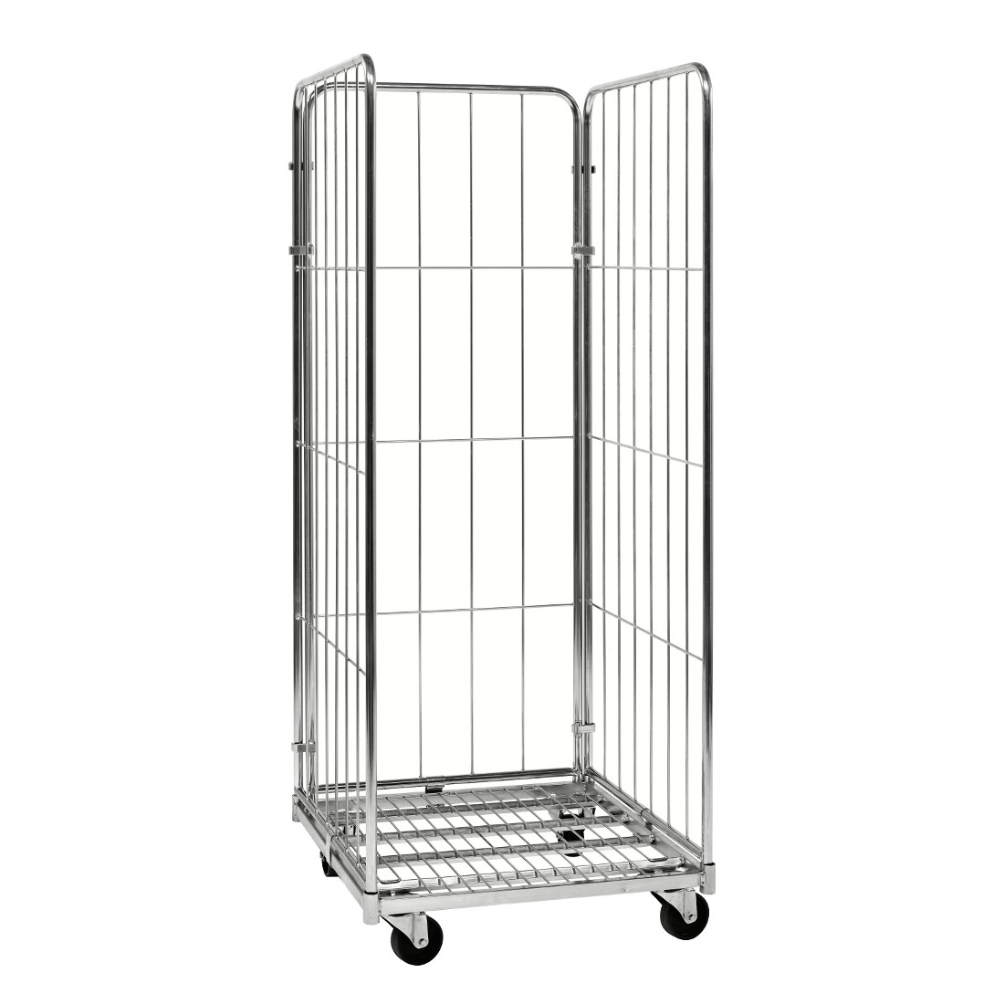 Rullcontainer, 3 sidor, bredd 72 cm