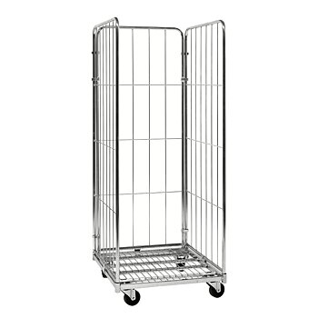 Rullcontainer, 3 sidor, bredd 72 cm