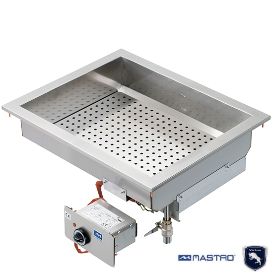Vattenbad/Bain Marie GN 2/1 H=150 mm, för inbyggnad