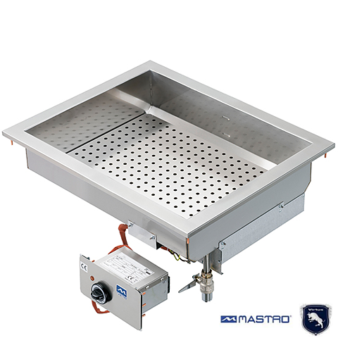 Vattenbad/Bain Marie GN 2/1 H=150 mm, för inbyggnad