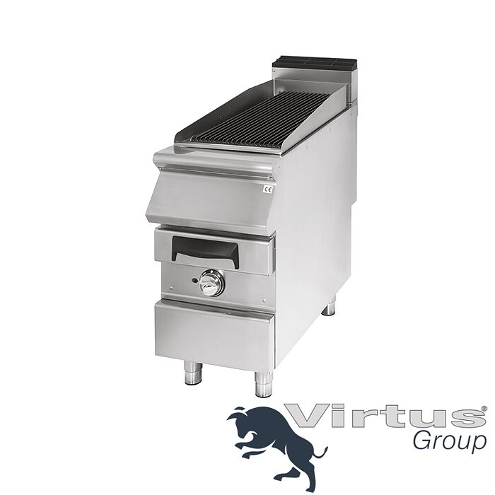 Vattengrill, gasdriven, vändbart gjutjärnsgaller