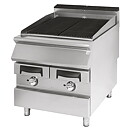 Vattengrill, gasdriven, dubbel, vändbart gjutjärnsgaller