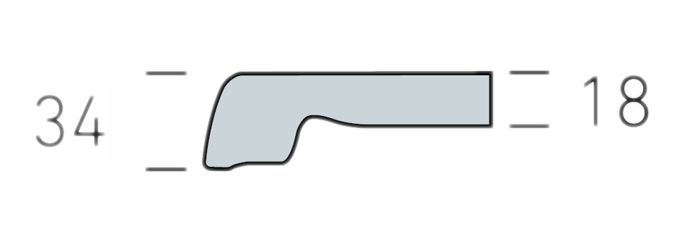 Topalit bordsskiva, Brushed Silver, flera storlekar - 2