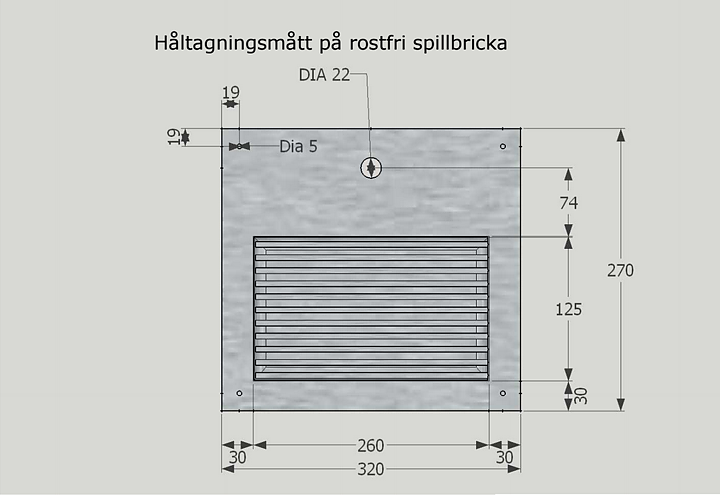 Tapphuvud och vattensifon  inkl. spillbricka o. avlopp