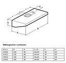 Fläktkåpa utan motor - Djup 90 cm
