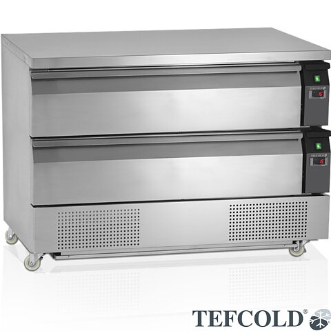 Grillkylbänk, 2 lådor GN2/1