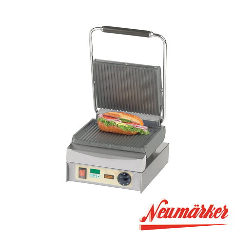 Klämgrill Panini Master, räfflad