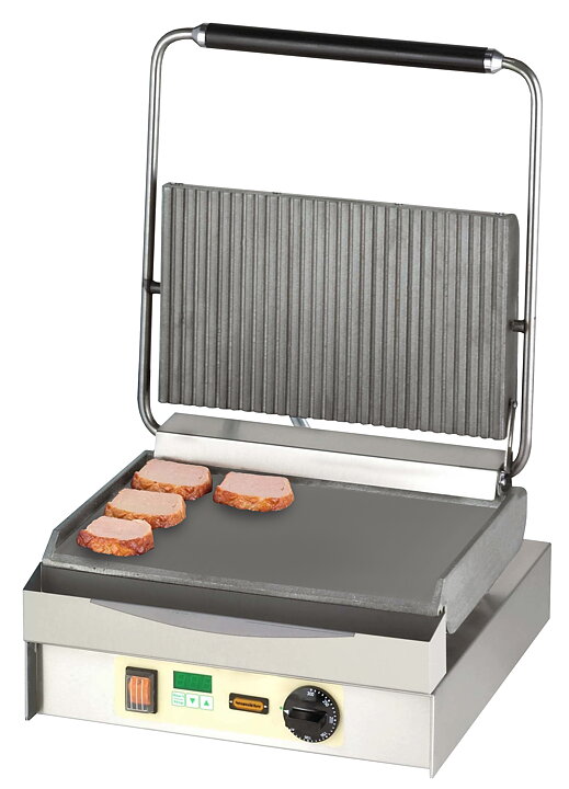 Klämgrill, "Chopper", räfflad och slät