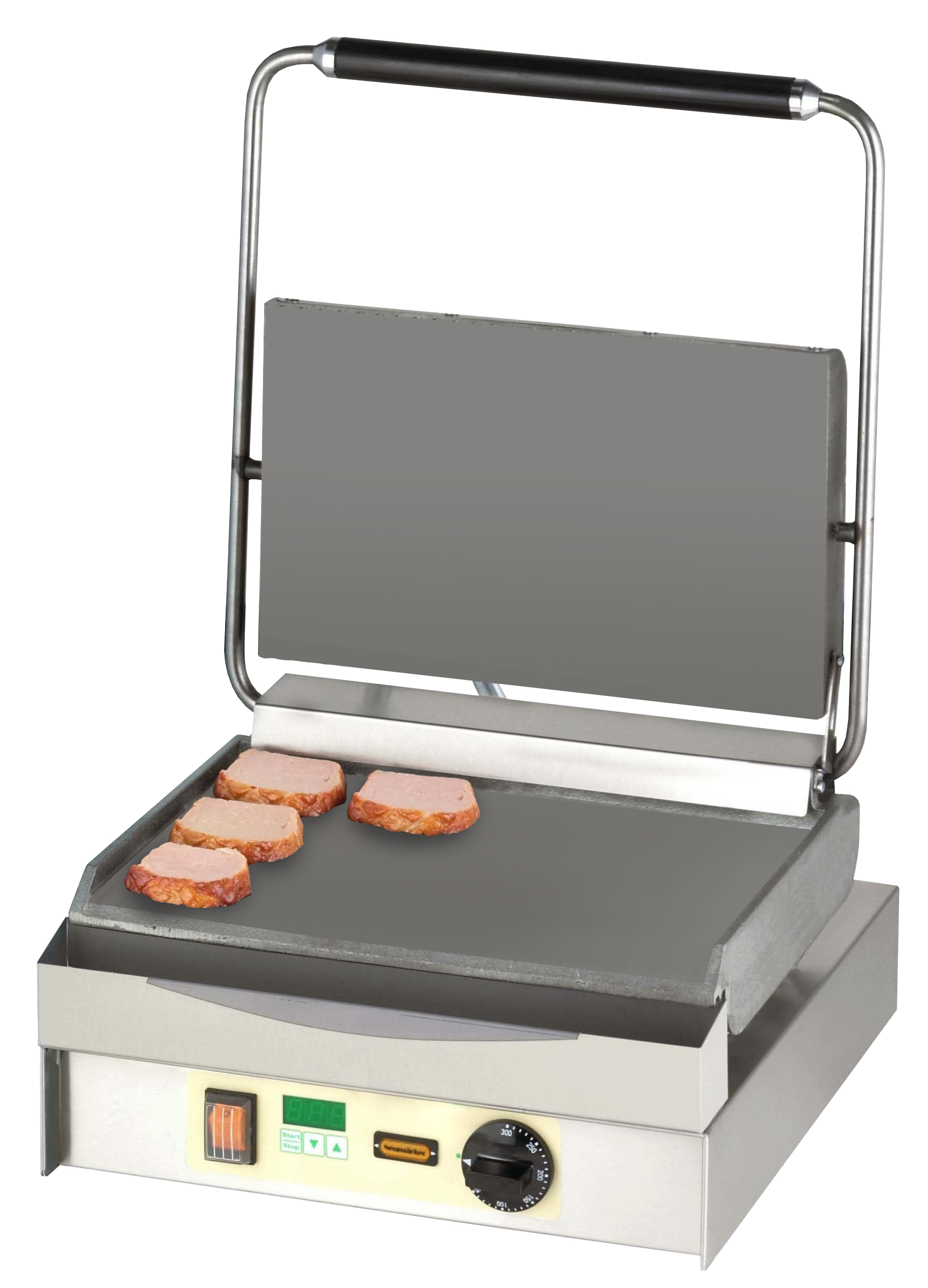 Klämgrill, "Chopper", slät - 2
