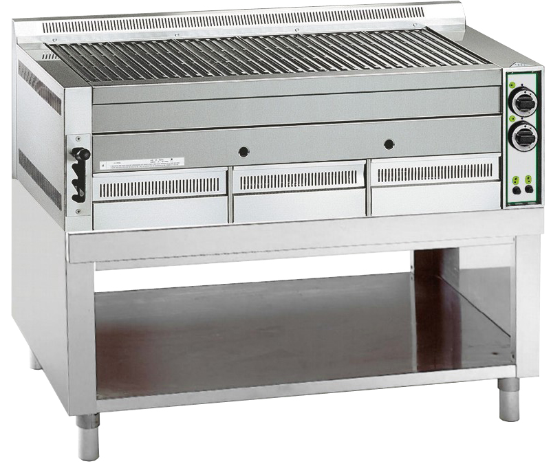 Lavastensgrill med öppet underrede, GAS - 2