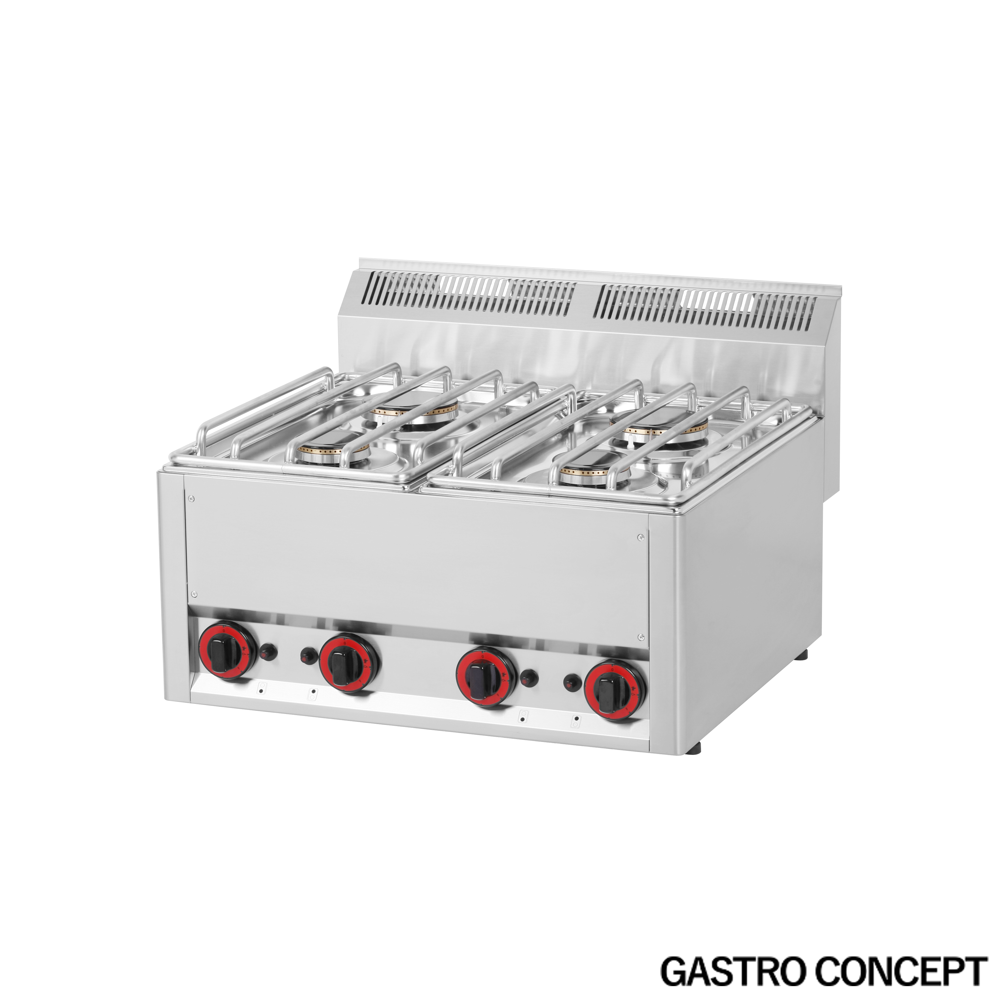 Gasspis, 4 brännare