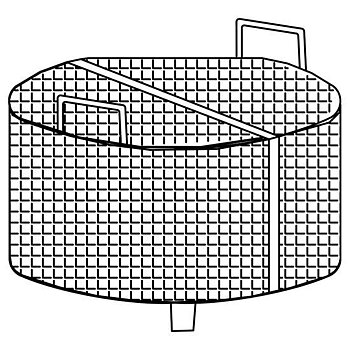 Degkorg , tvådelad till kokgryta, 150 liter, Line VS900