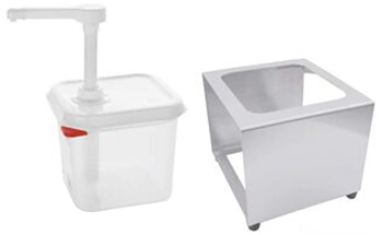 Dispenser med ställning - GN1/6